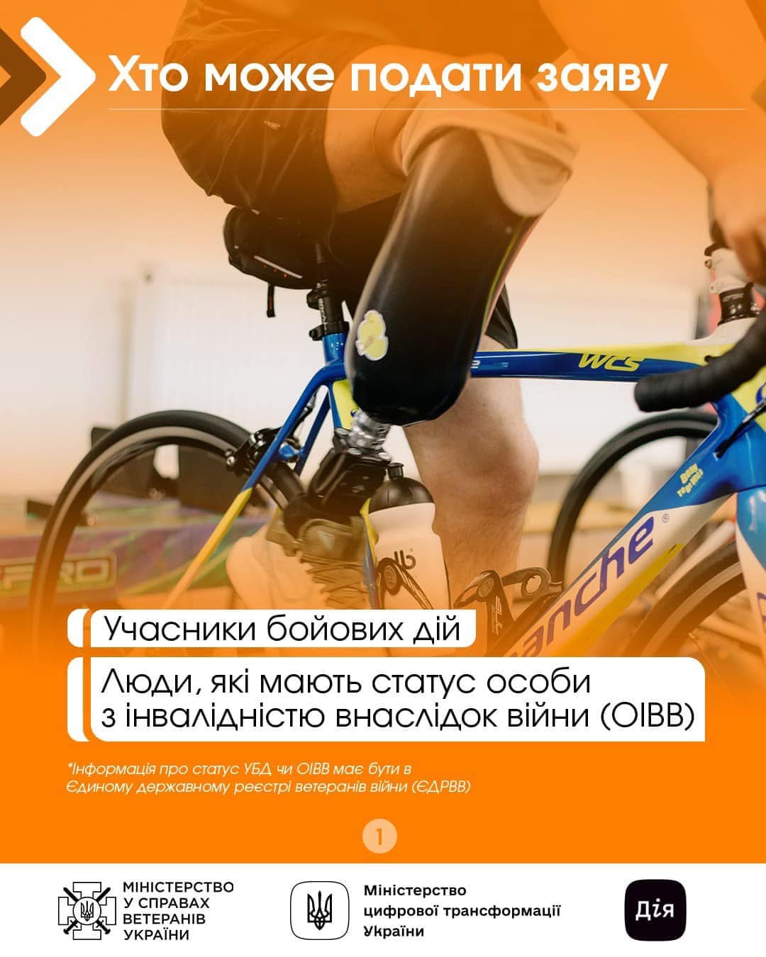 Програма Ветеранський спорт – щоквартальна грошова допомога на оплату спортивних занять
