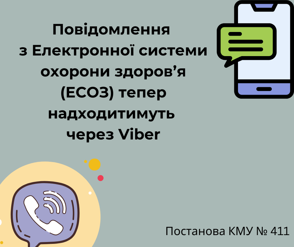 З 20 лютого 2025 року повідомлення з ЕСОЗ надходитимуть у Viber!